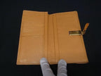Gucci Wallet 035.0 Brown Gold Leather Bifold — view 3
