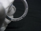 Bottega Veneta Bag Charm Intrecciato Blue Leather Key Holder Key Ring — view 4