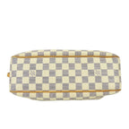 Louis Vuitton Shoulder Bag Syracuse PM Damier Azur Leather White Crossbody — view 4