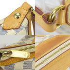 Louis Vuitton Shoulder Bag Syracuse PM Damier Azur Leather White Crossbody — view 7