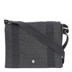 Hermes Shoulder Bag Bazas PM Her Line Cotton Canvas Gray Crossbody Daily