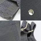 Hermes Shoulder Bag Bazas PM Her Line Cotton Canvas Gray Crossbody Daily — view 6