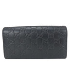 Gucci Wallet Ribbon Marais the Black Gold Guccissima Bifold — view 2