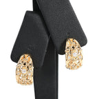 Celine Earrings Diamond Gold