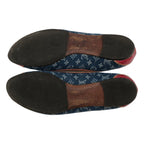 Louis Vuitton Denim Monogram Flat Ballet Shoes 36 Red Indigo — view 5