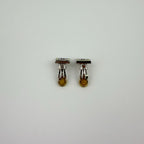 Chanel CC Logo Earrings Silver Vintage — view 2