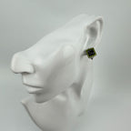 Chanel CC Logo Earrings Silver Vintage — view 5