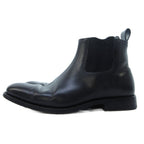 Dior Homme Hedi Slimane Era Side Gore Boots Plain Toe Wood Sole Leather 42 HW — view 5