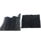 Dior Homme Hedi Slimane Era Side Gore Boots Plain Toe Wood Sole Leather 42 HW — view 9