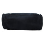 Fendi Vintage Calf Hair Leather Handbag Tote FF Logo Plate Black HW — view 5