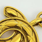 Chanel CC Logo Chain Necklace Long Gold Plated — view 4