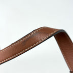 Loewe Logo Shoulder Bag Leather Brown — view 5