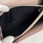 Saint Laurent Logo Bifold Wallet Leather Pink — view 7