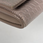 Saint Laurent Logo Bifold Wallet Leather Pink — view 3