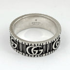 Gucci Double Wide Ring 925 Sterling Silver — view 2