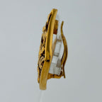 Chanel CC Logo Earrings Gold Plated — view 2