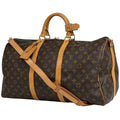 Louis Vuitton Keepall Bandouliere 50 2-Way Boston Bag Monogram Brown