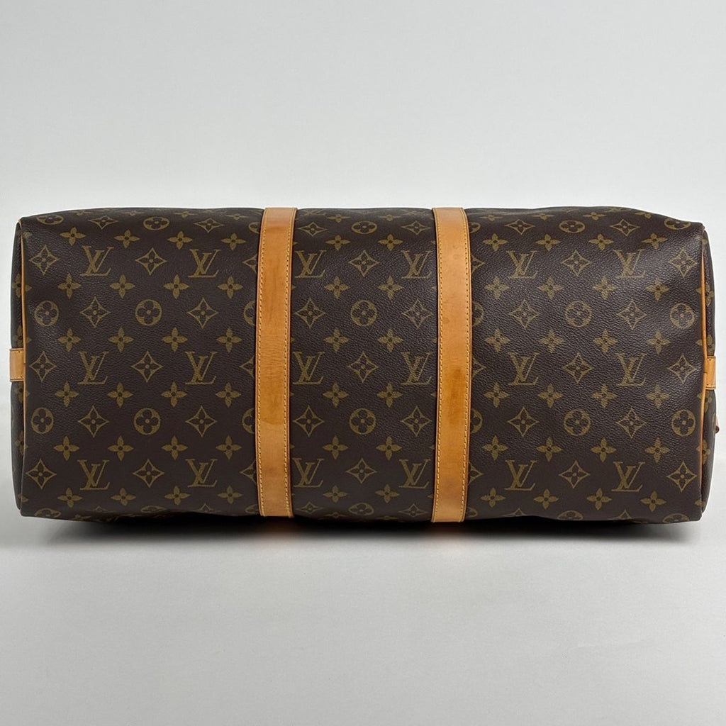Louis Vuitton Keepall Bandouliere 50 2-Way Boston Bag Monogram Brown — view 2