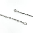 Dior Logo Necklace Contrast Silver — view 3