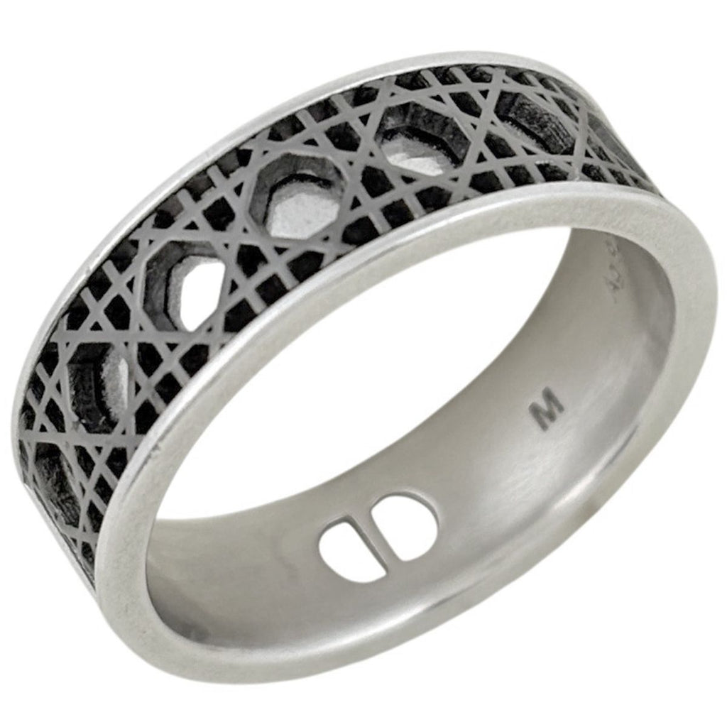 Dior Cannage Ring 925 Sterling Silver