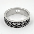 Dior Cannage Ring 925 Sterling Silver
