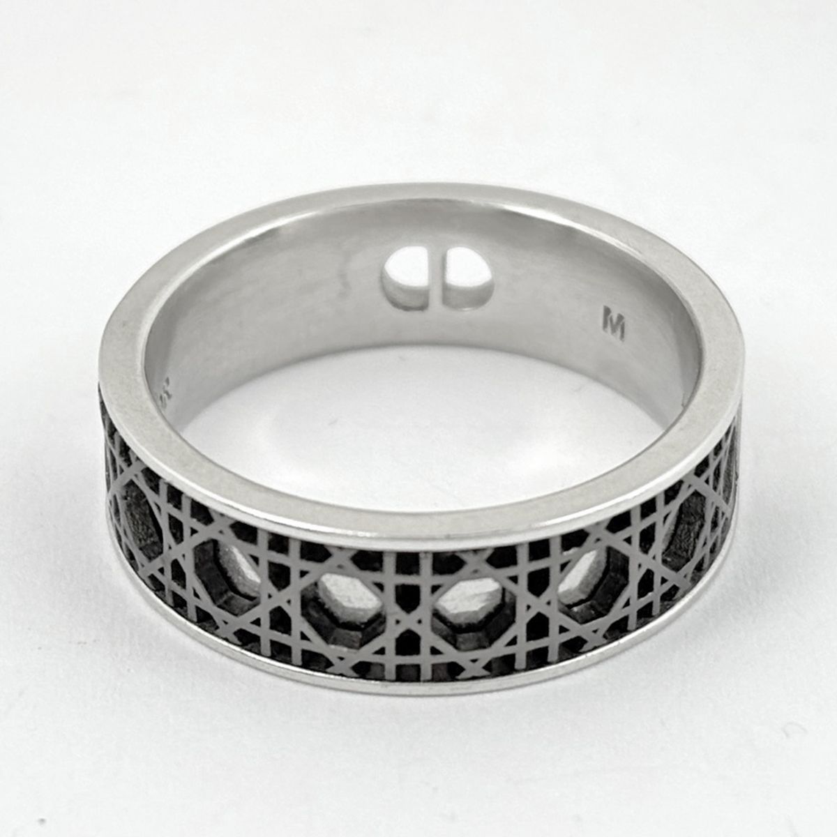 Dior Cannage Ring 925 Sterling Silver