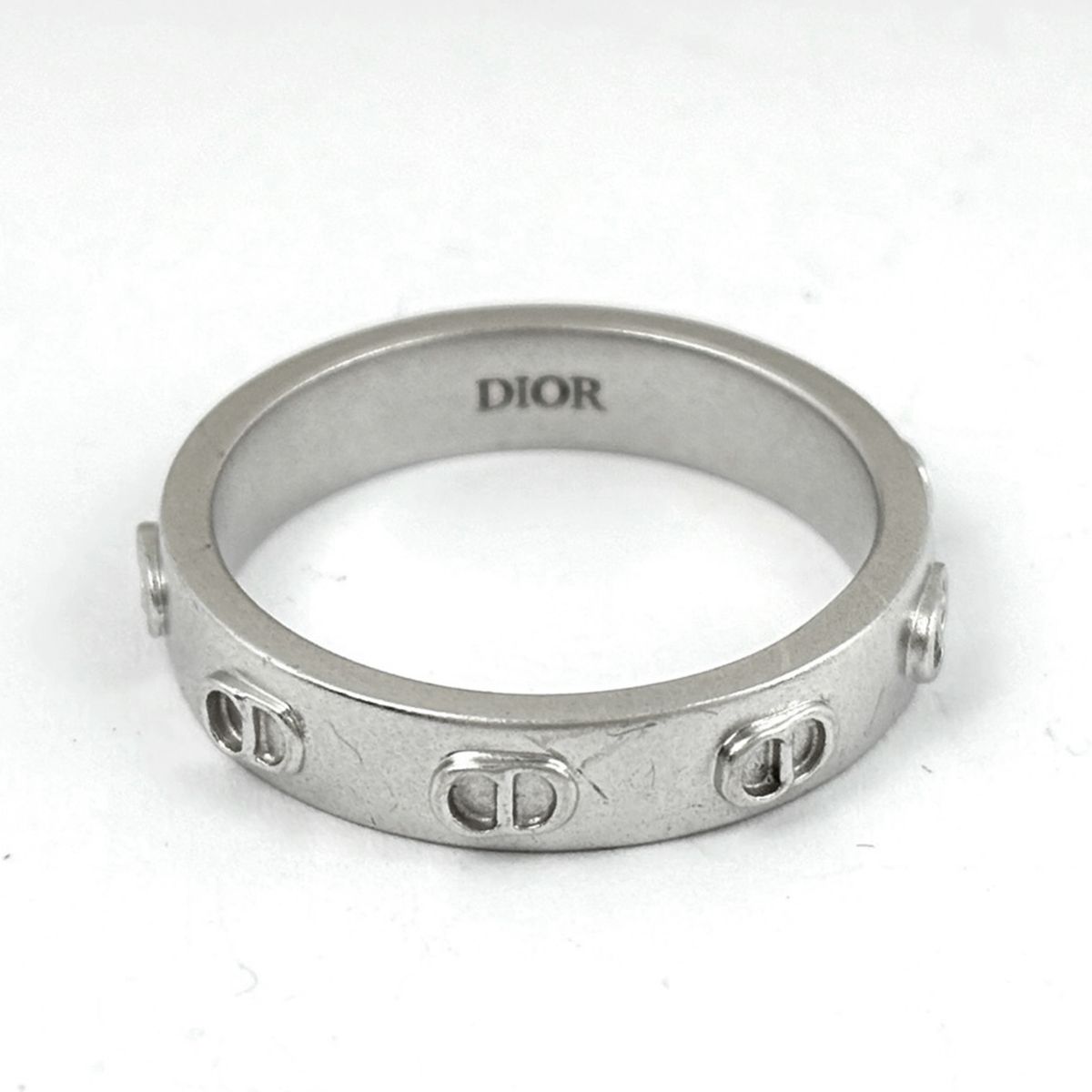 Dior Logo Ring CD 925 Sterling Silver