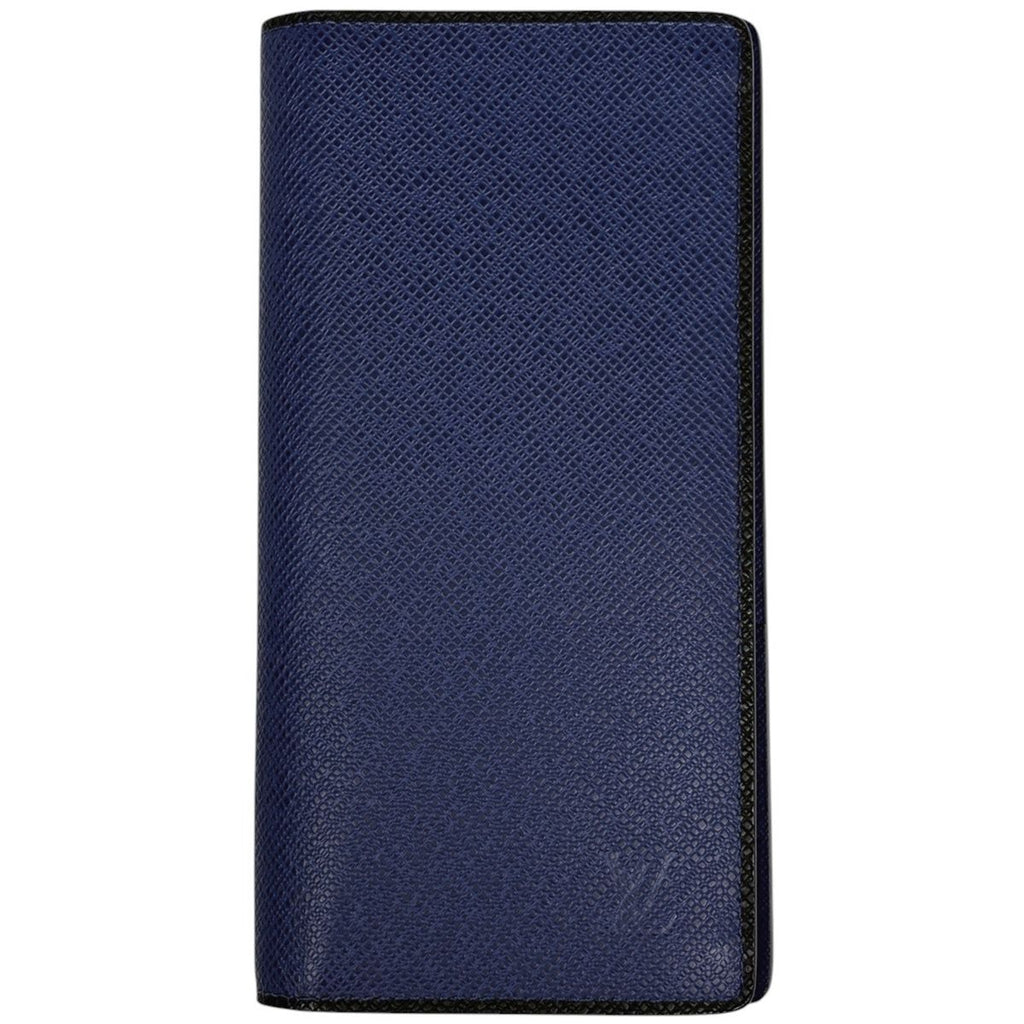 Louis Vuitton Portefeuille Brazza Wallet Taiga Cobalt
