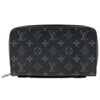 Louis Vuitton Zippy XL Zip Around Wallet Monogram Eclipse Noir
