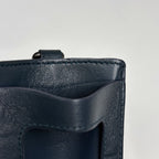 Bottega Veneta Intrecciato Card Case 2-Way Leather Blue — view 4