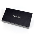 Prada Zip Around Wallet Robot Saffiano Leather Nero — view 8