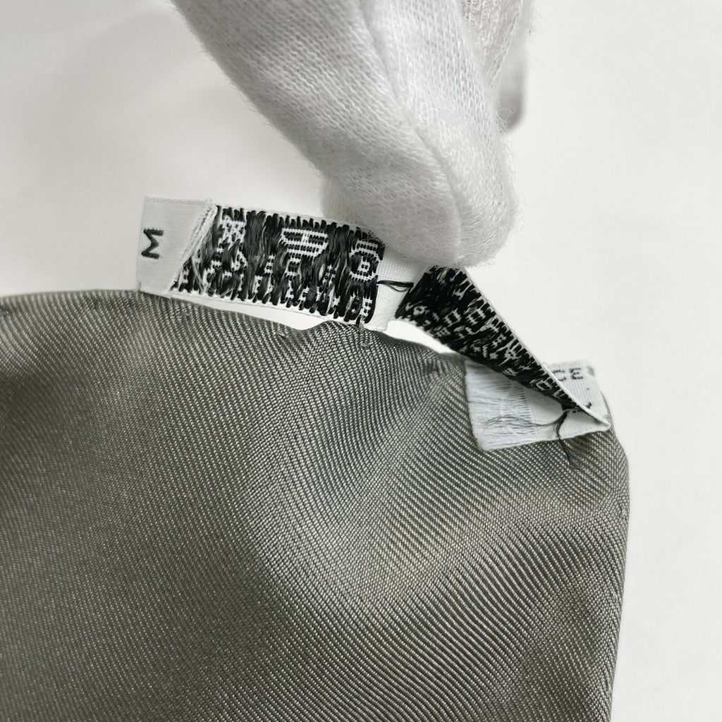Hermes Carre 90 le Roy Soleil Sun King Scarf Silk Gray Multicolor — view 3