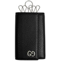 Gucci Interlocking Key Case Leather Black Key Holder