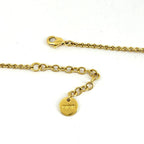 Dior Logo Necklace CD Gold Plated — view 3