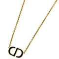 Dior Logo Necklace CD Gold Plated