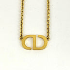 Dior Logo Necklace CD Gold Plated — view 2
