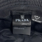 Prada Bucket Hat Re-Nylon Hat Nylon Black — view 4