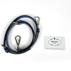 Prada Handbag 2-Way Fabric Brown Blue — view 7