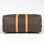 Louis Vuitton Keepall Bandouliere 45 2-Way Boston Bag Monogram Brown — view 2