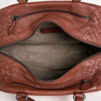 Bottega Veneta Intrecciato Handbag Leather Brown — view 6