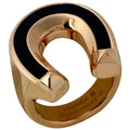 Hermes Joquette Ring Pink Gold Black