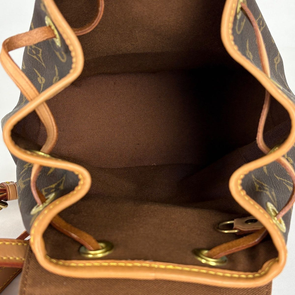 Louis Vuitton Mini Montsouris Backpack Monogram Brown — view 8