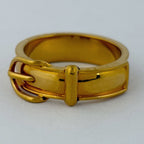 Hermes Boucle Series Scarf Ring Closure Gold Plated — view 2