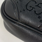 Gucci GG Pattern Shoulder Bag Star Leather Black — view 4