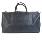 Dior Boston Bag Trotter Logo Leather Navy — view 2