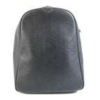 Dior Boston Bag Trotter Logo Leather Navy — view 3