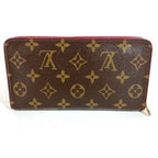 Louis Vuitton Wallet Porto Monet Zip Monogram Cherry Canvas Brown — view 2