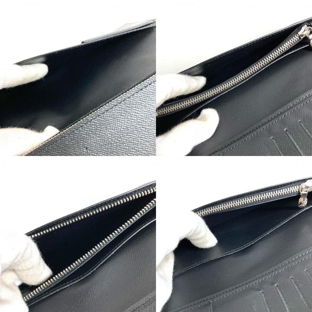 Louis Vuitton Wallet Portefeuille Brazza Epi Leather Noir Black — view 9