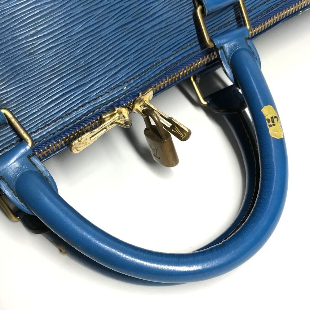 Louis Vuitton Boston Bag Keepall 60 Epi Leather Toledo Blue — view 6