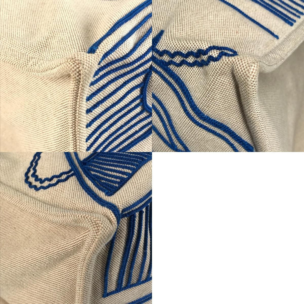 Hermes Shoulder Bag Thalassa Logo Cotton Beige — view 9